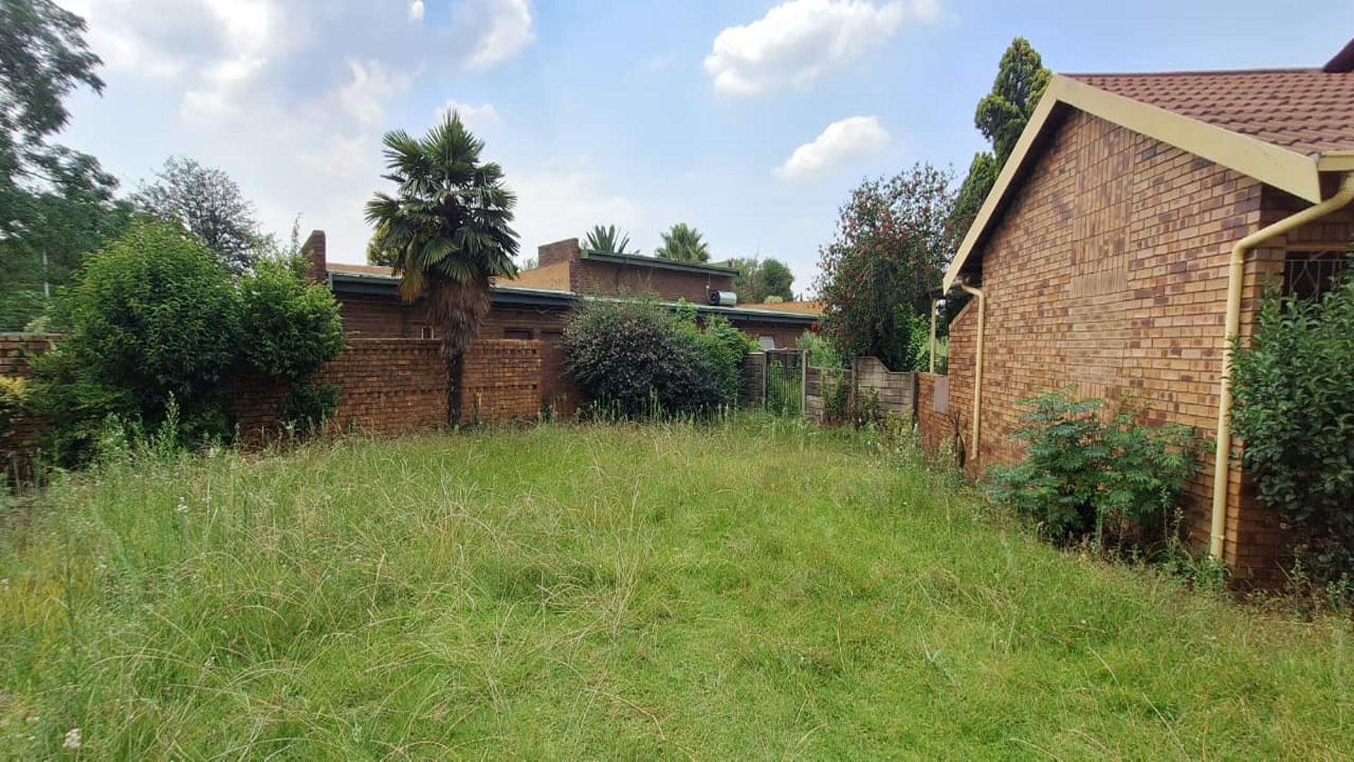Backyard of property in Crystal Park