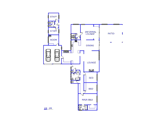 Floor plan of the property in Savoy Estate 