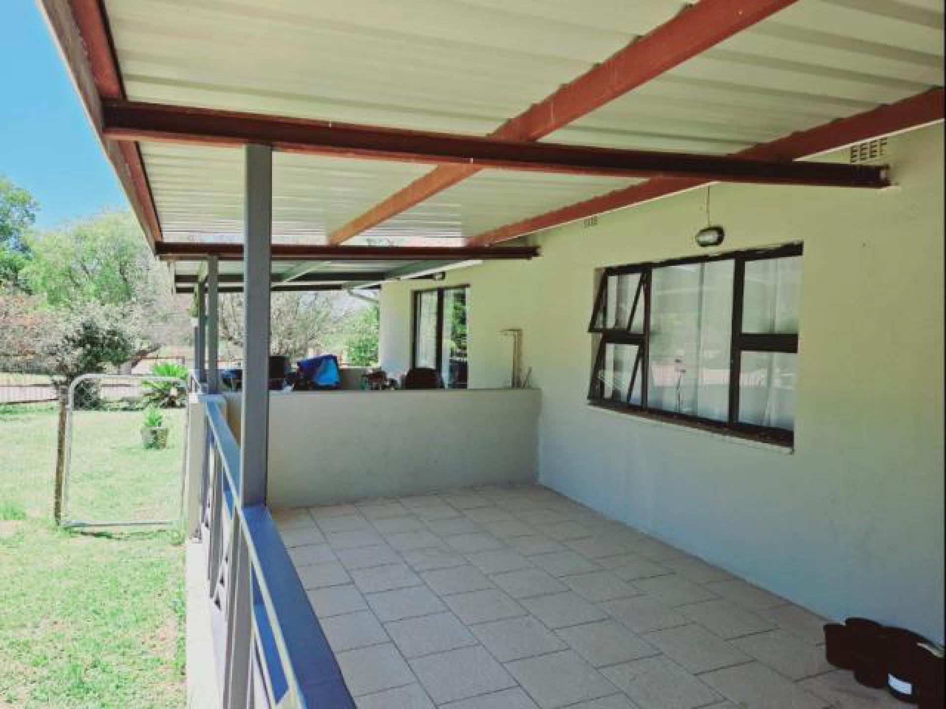Patio of property in Ladysmith