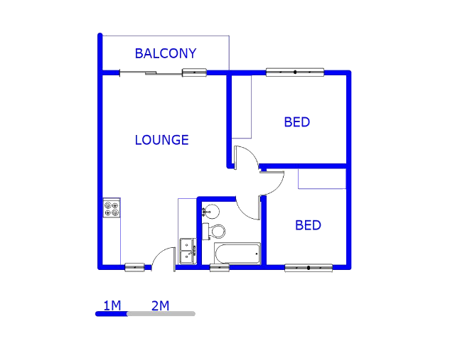 Floor plan of the property in Sagewood