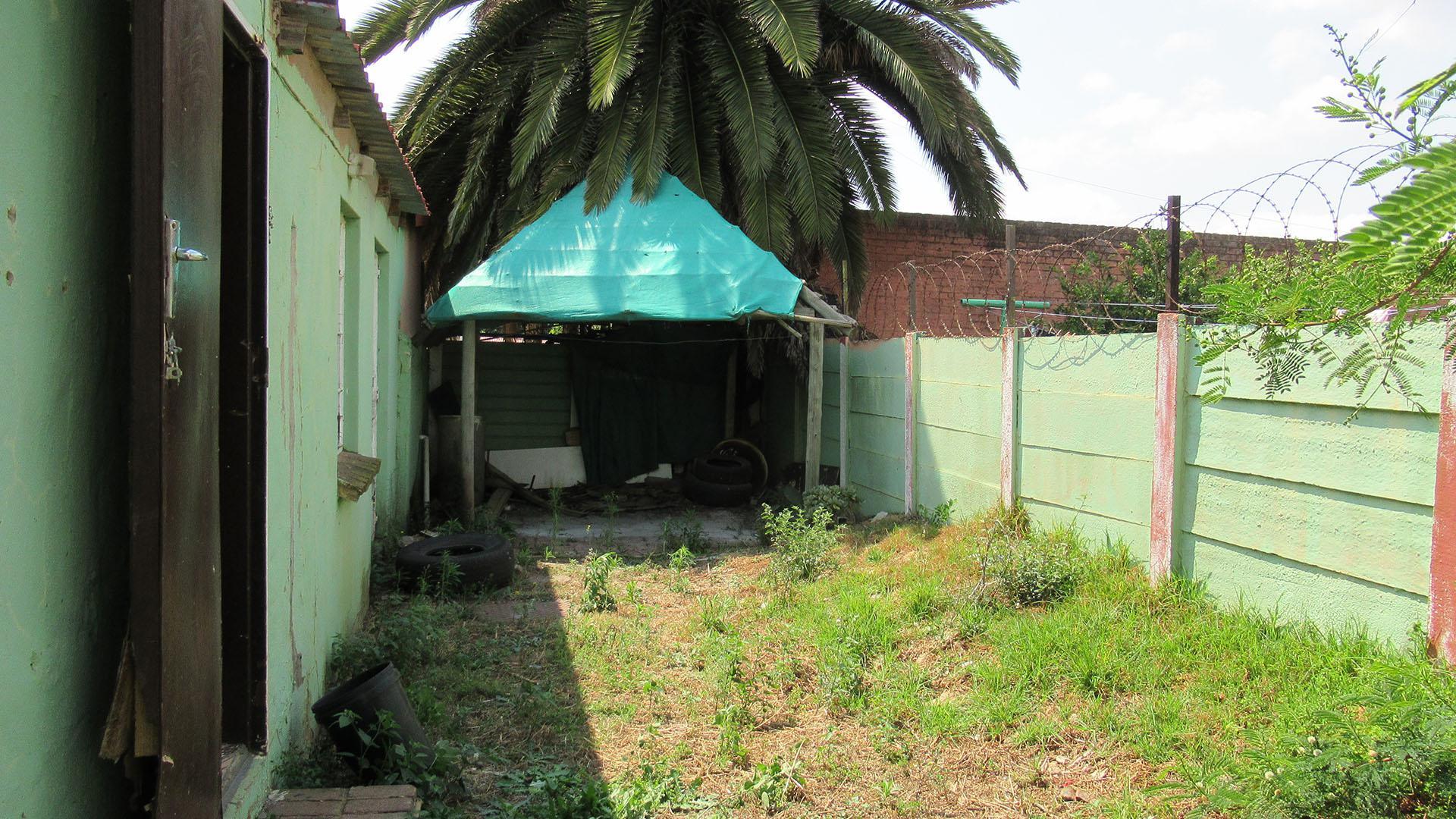 Backyard of property in Randgate