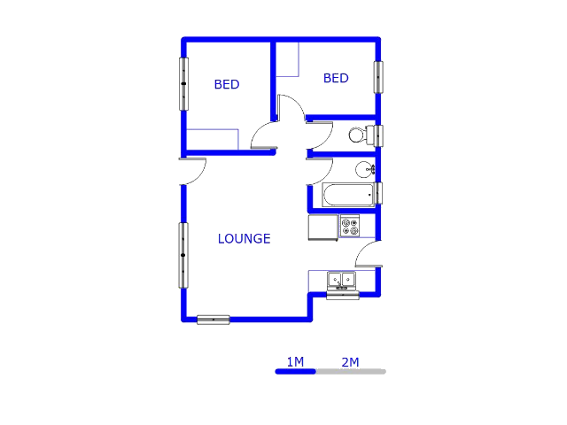 Ground Floor - 42m2 of property for sale in Protea Glen