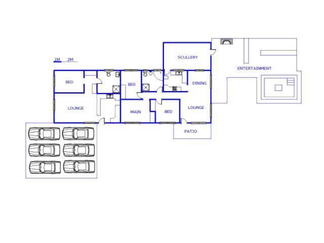 Floor plan of the property in Memorial Park 