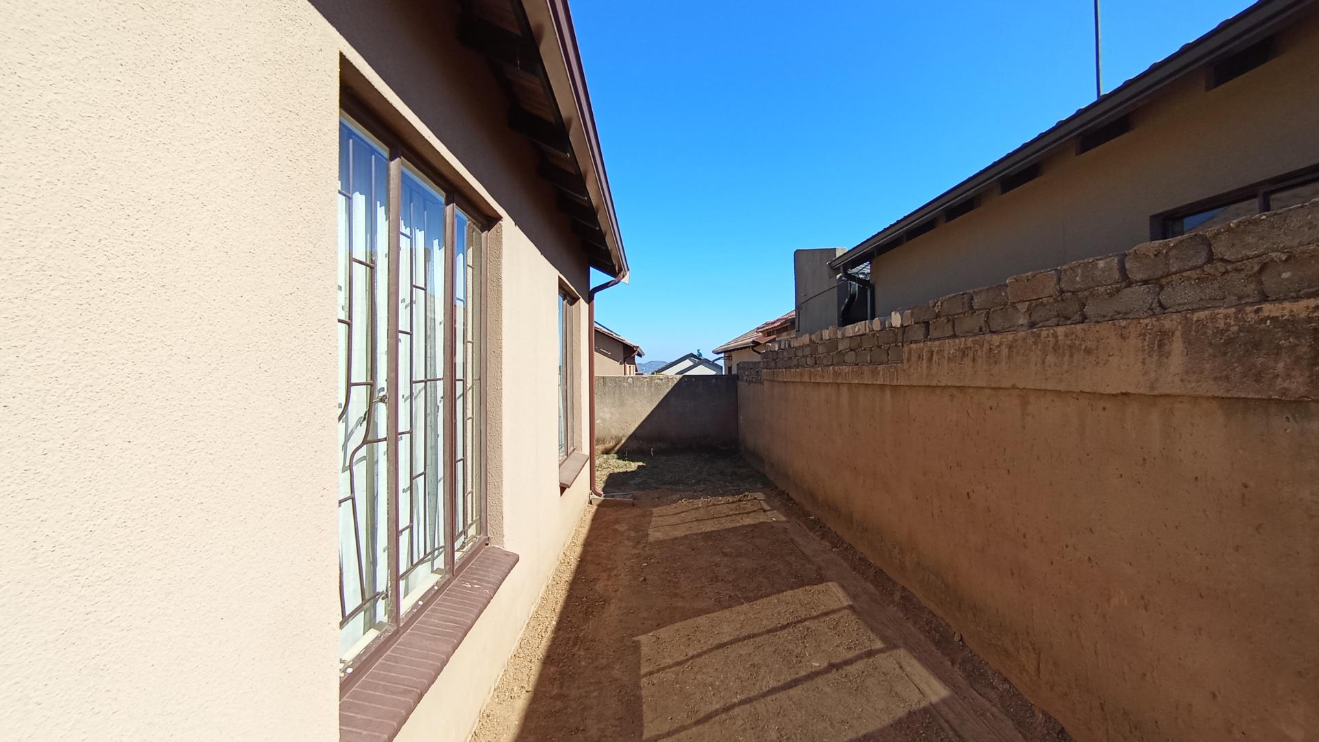 Backyard of property in Soshanguve East