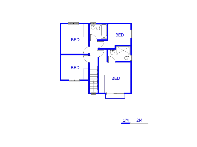 Floor plan of the property in Andeon