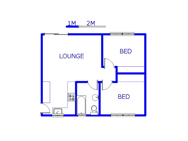 Ground Floor - 51m2 of property for sale in Krugersrus