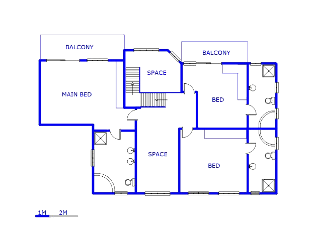 1st Floor - 186m2 of property for sale in Newmarket Park