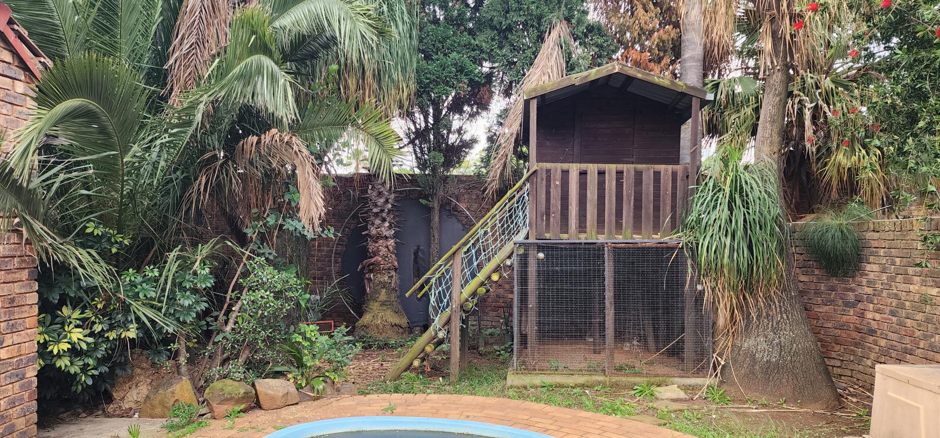 Backyard of property in Garsfontein