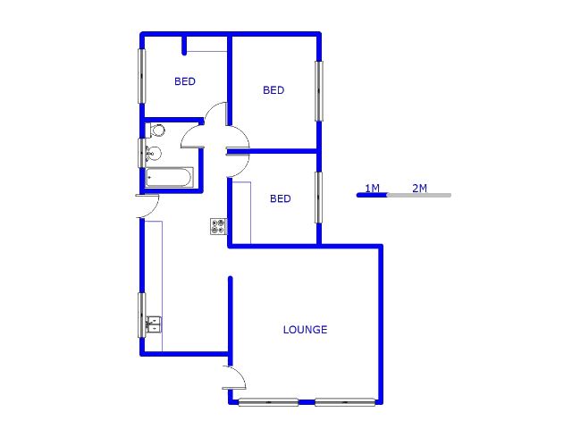 Ground Floor - 84m2 of property for sale in Sebokeng
