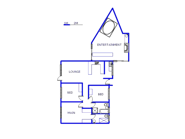 Floor plan of the property in Terenure