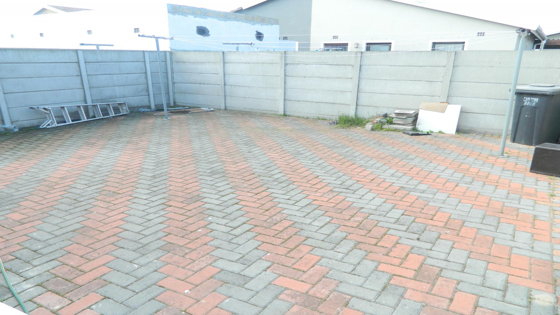 Backyard of property in Mitchells Plain