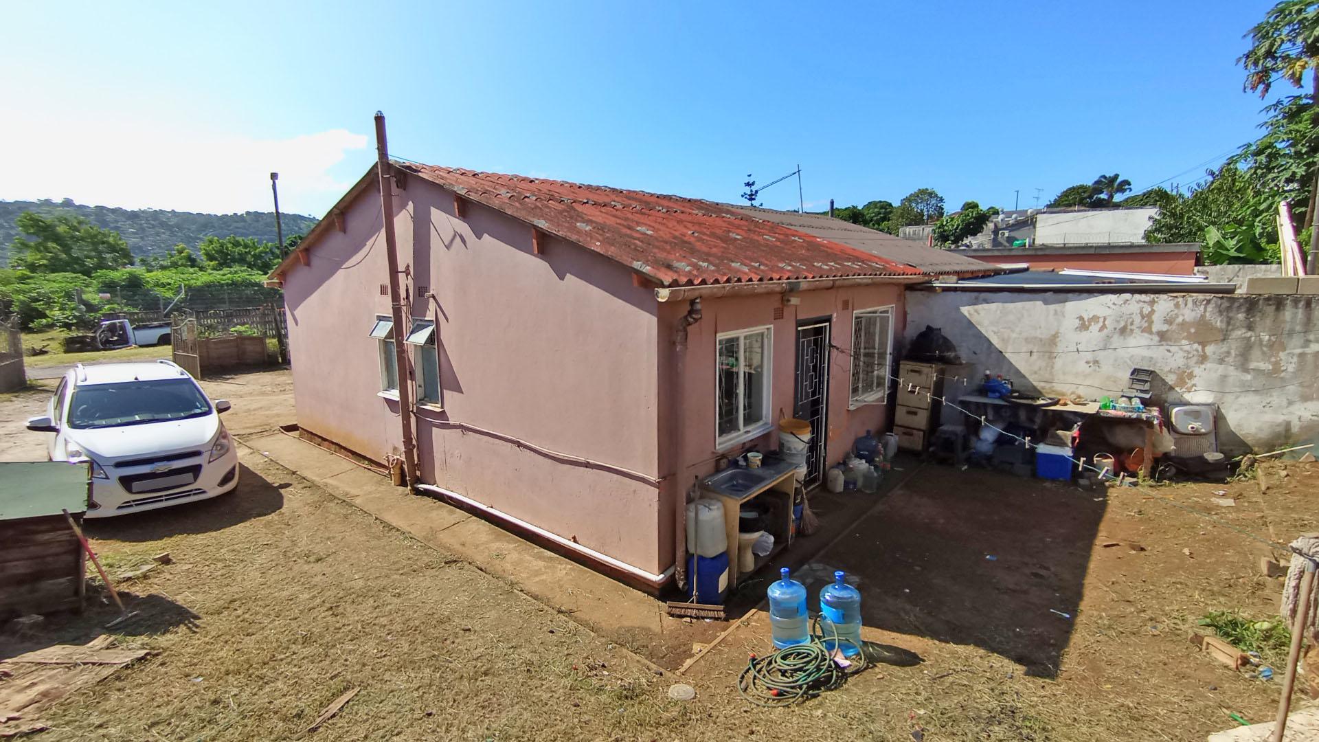 Backyard of property in Trenance Manor