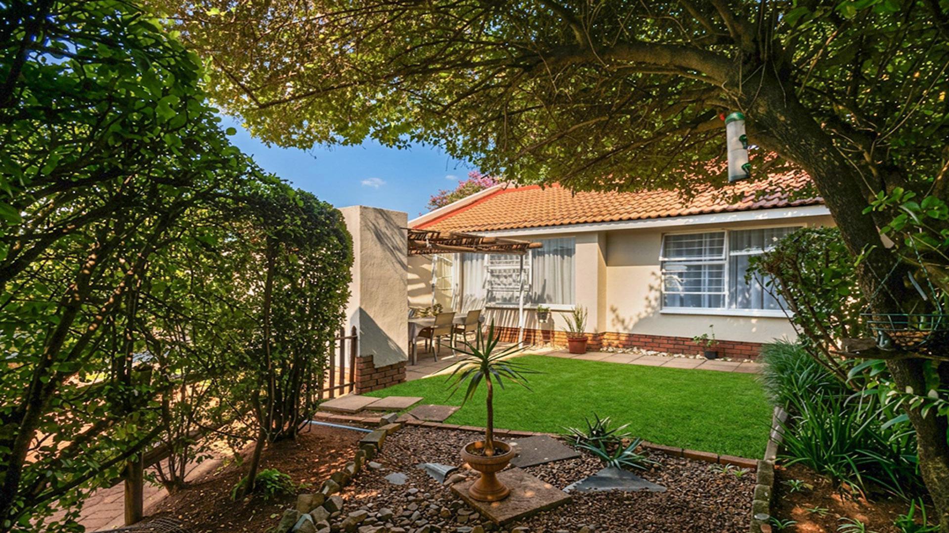 Backyard of property in Bryanston