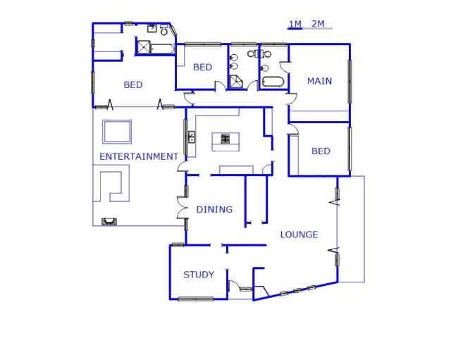 Floor plan of the property in Scottburgh South