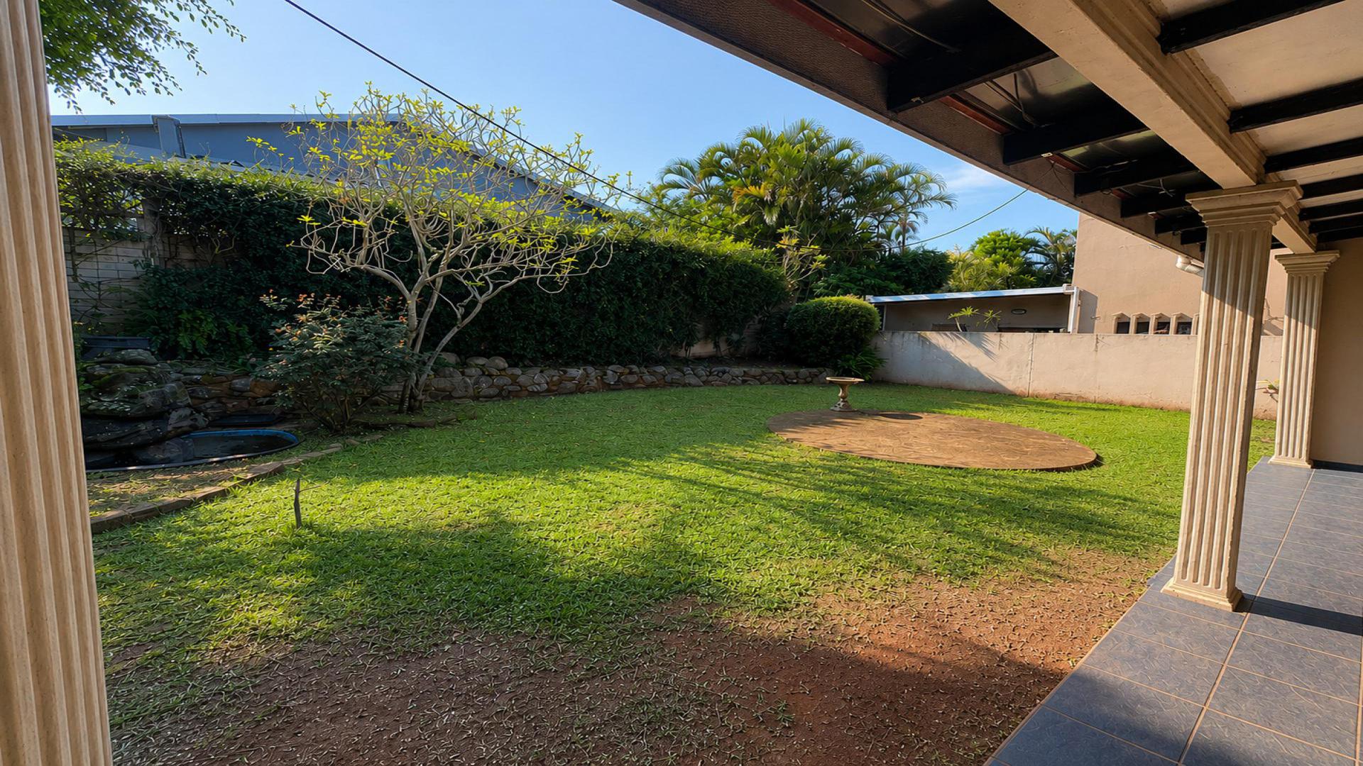 Backyard of property in Warner Beach