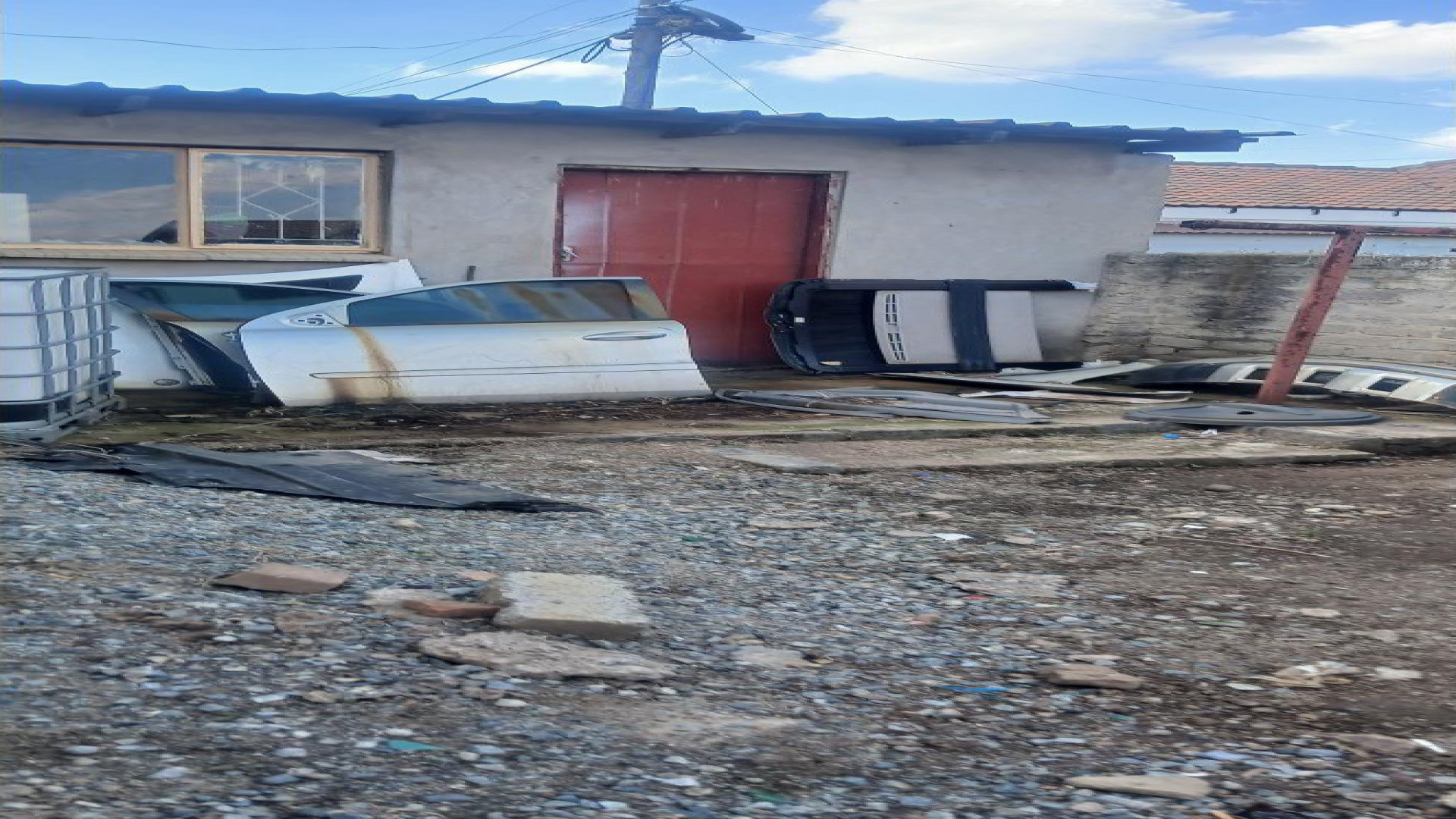 Backyard of property in Ennerdale