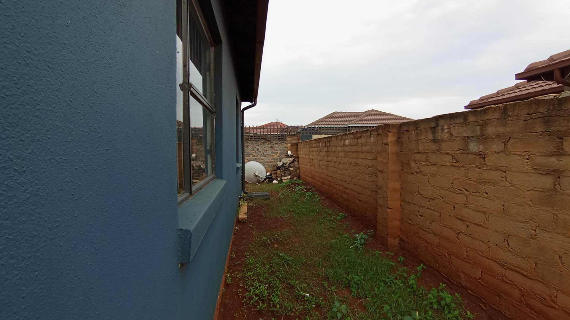 Backyard of property in The Orchards