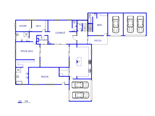 Floor plan of the property in Buccleuch