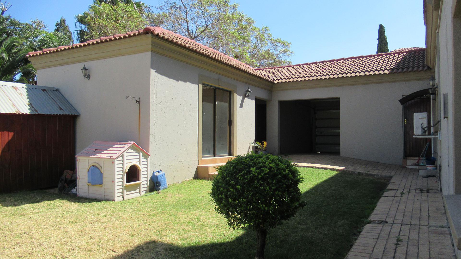 Backyard of property in Noordhang