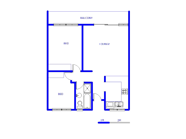 Floor plan of the property in Florida