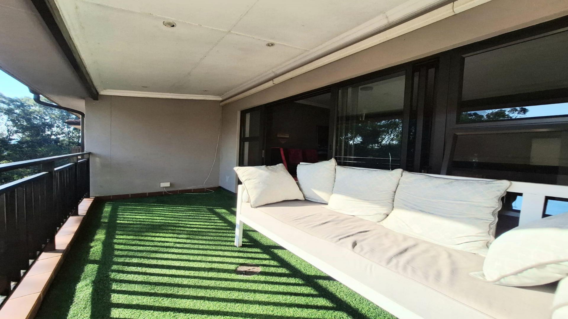 Balcony of property in Port Zimbali