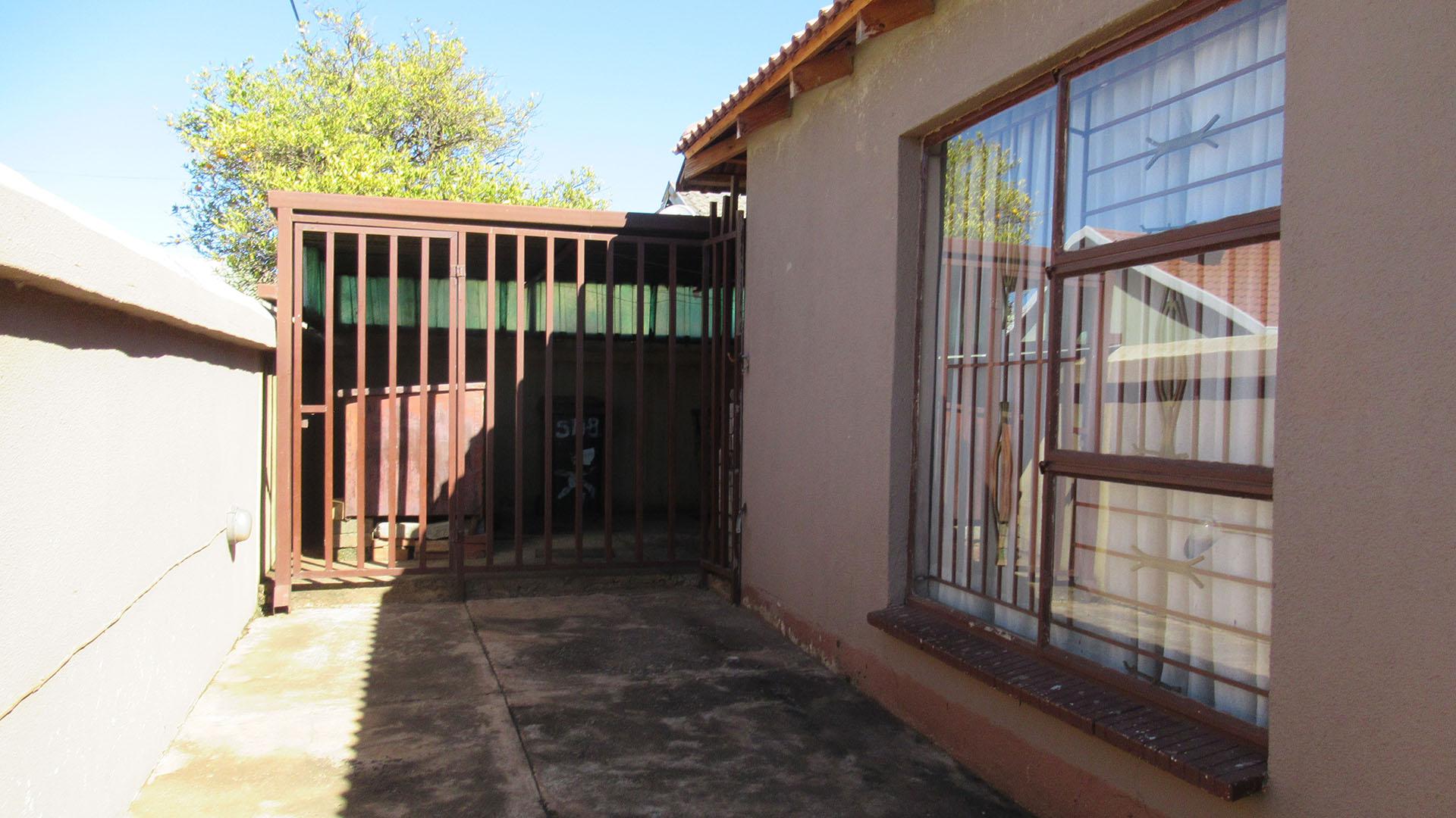 Backyard of property in Protea Glen