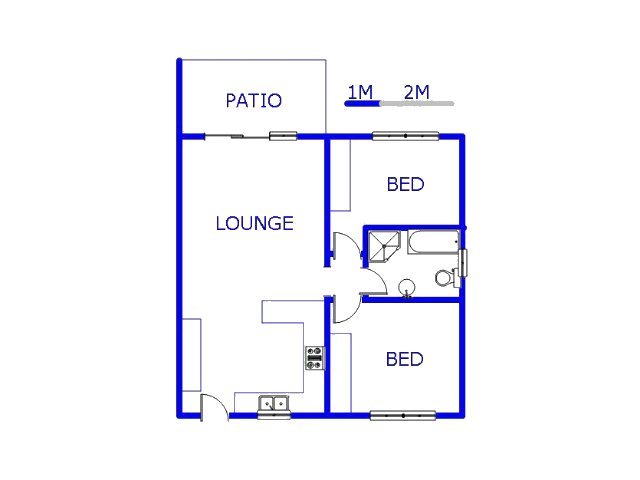 Floor plan of the property in Norton Small Farms