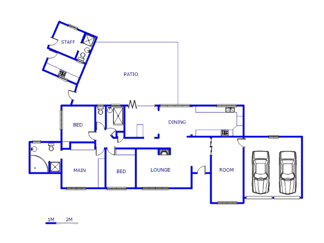 Floor plan of the property in Blairgowrie