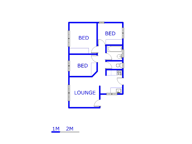 Ground Floor - 58m2 of property for sale in Lotus Gardens