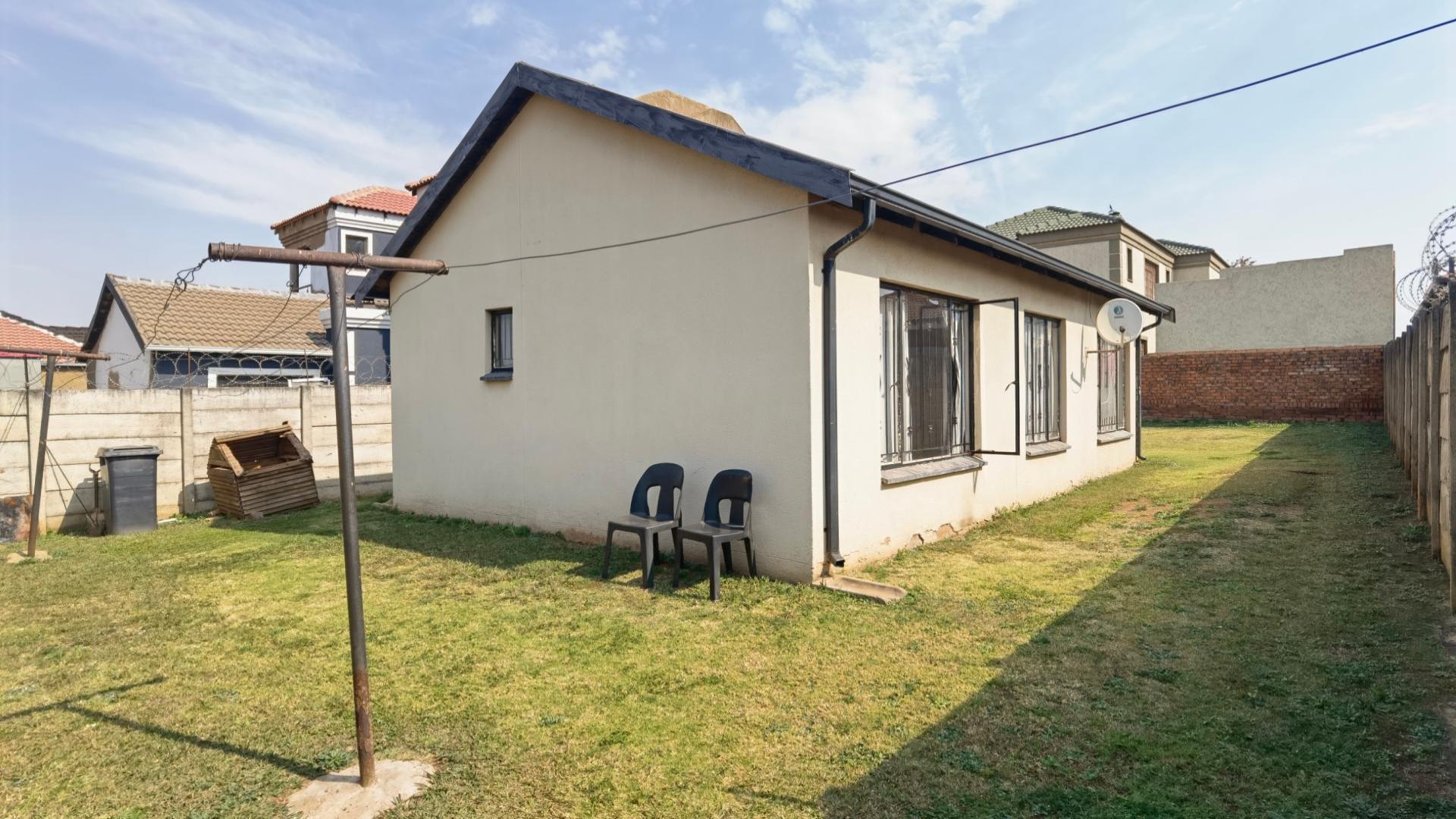 Backyard of property in Lotus Gardens