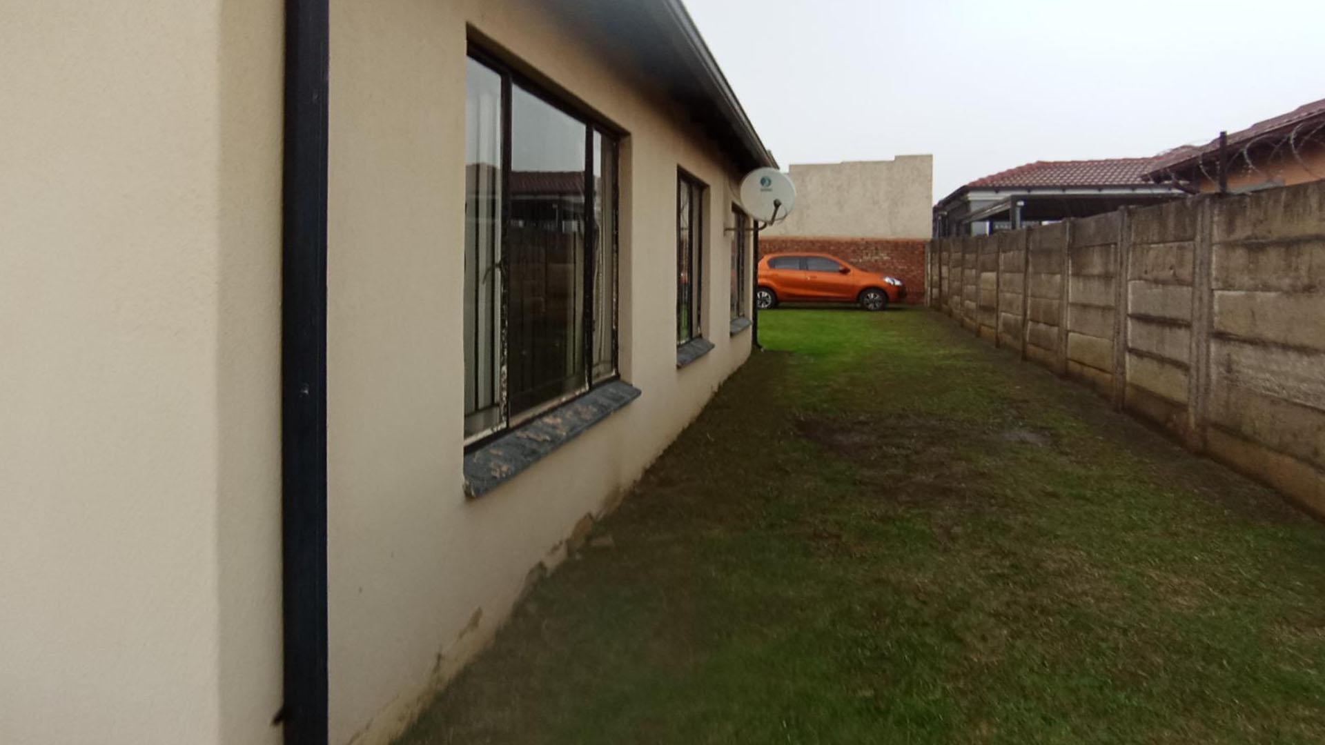 Backyard of property in Lotus Gardens