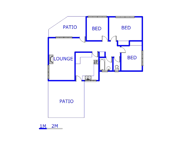 Ground Floor - 127m2 of property for sale in Three Rivers