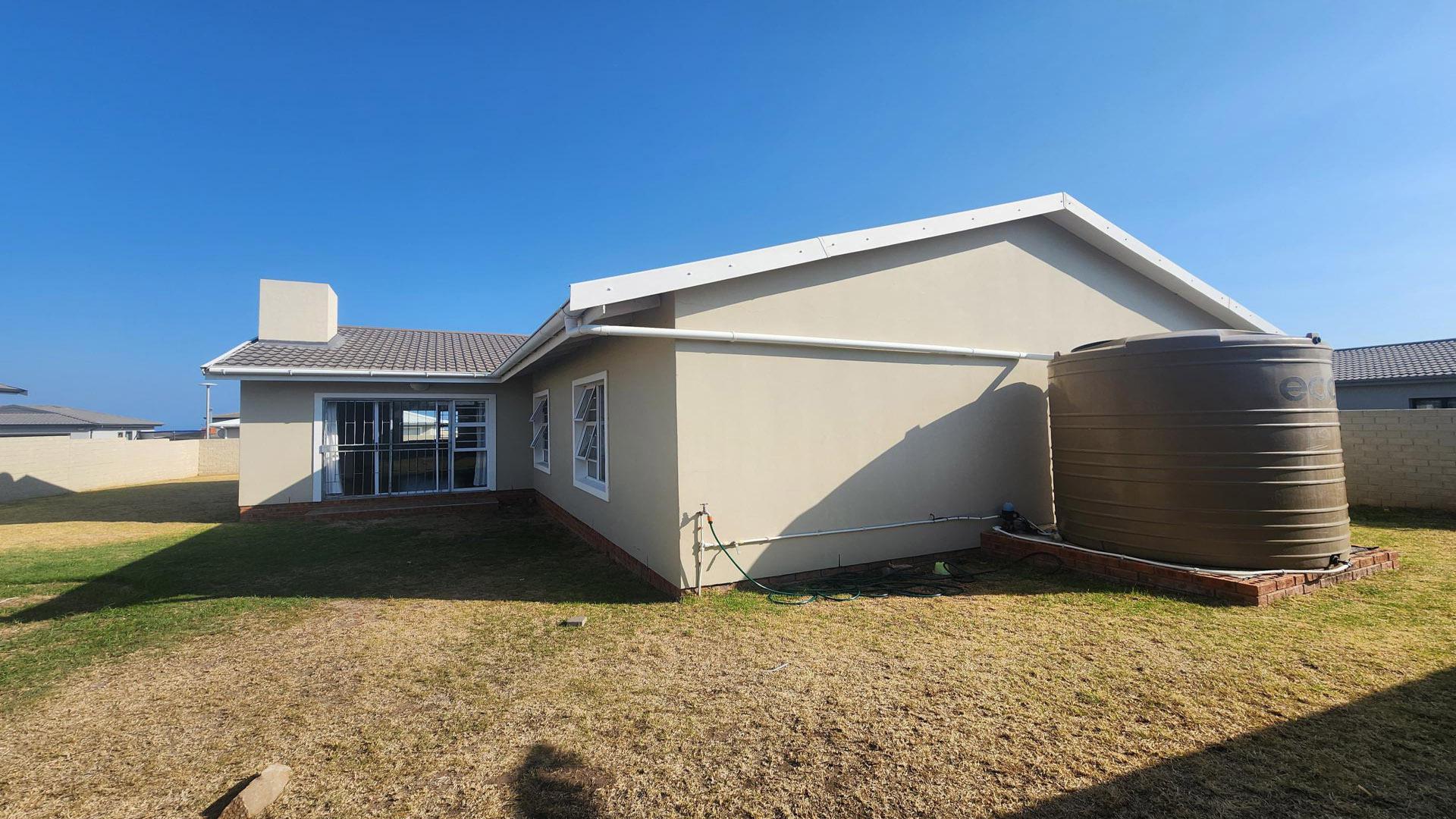 Backyard of property in Fountains Estate