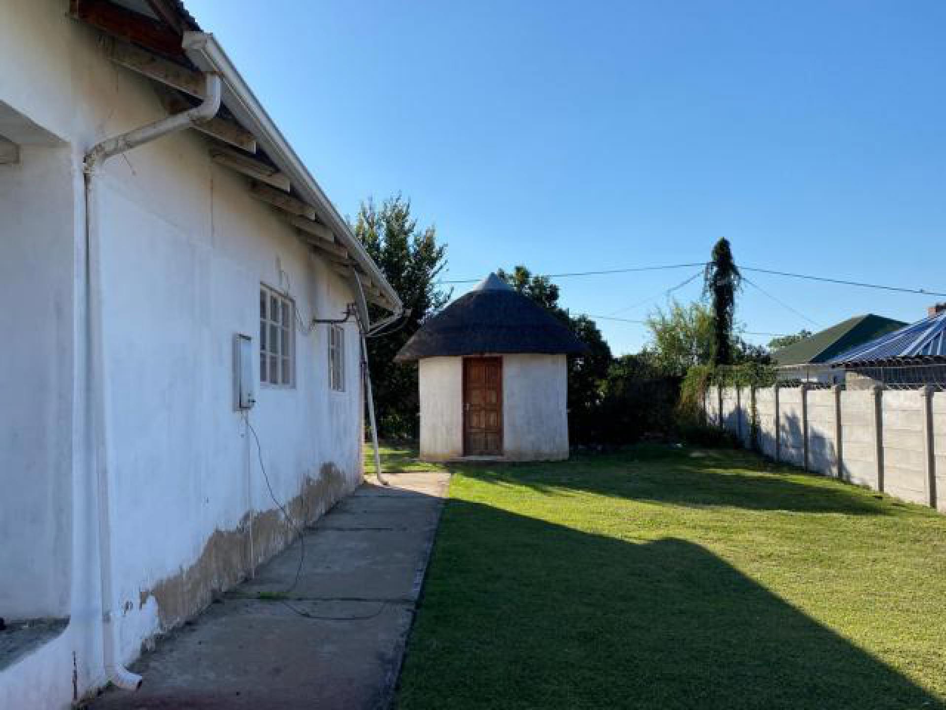 Backyard of property in Ladysmith