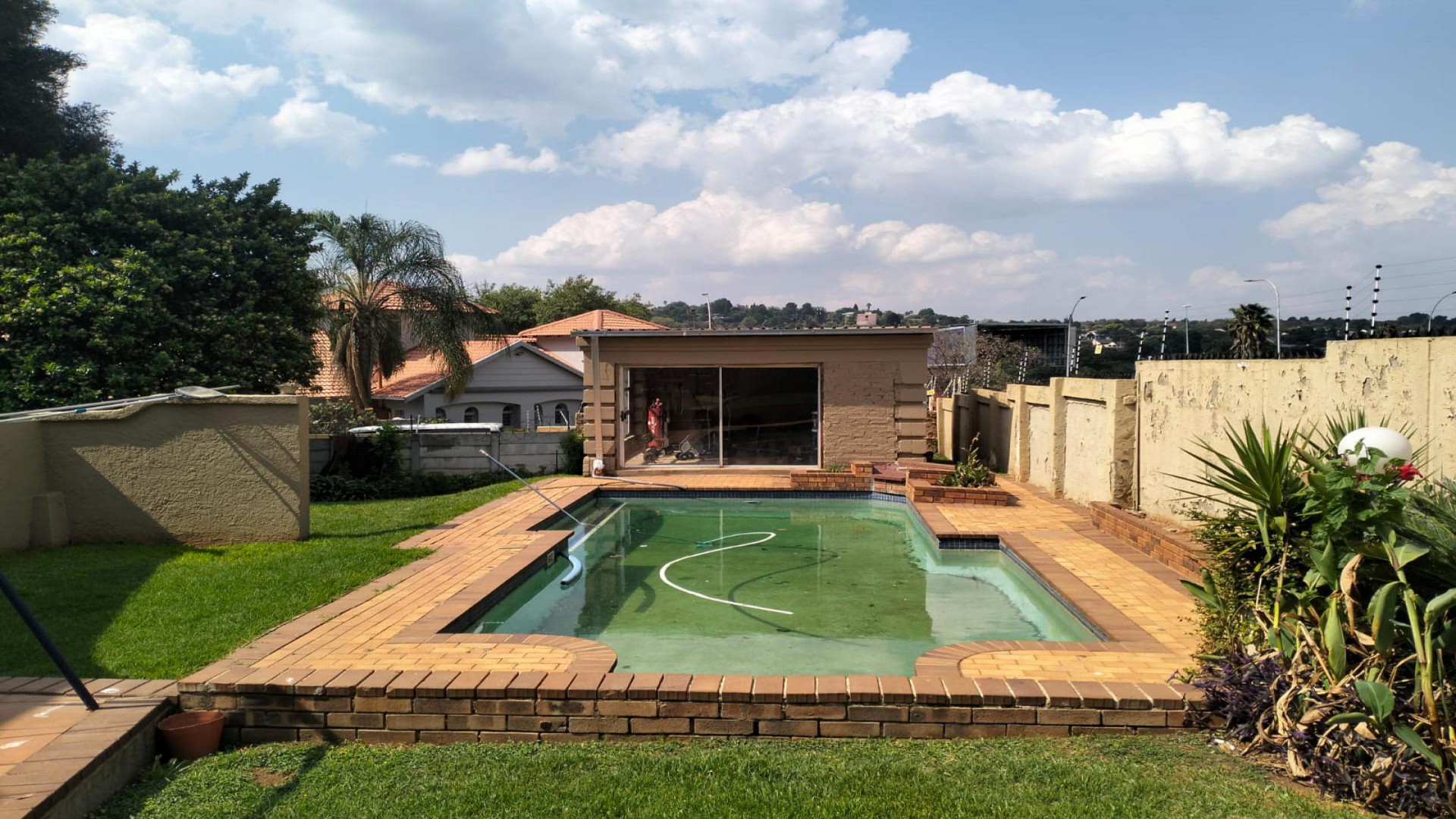 Backyard of property in Florida Hills