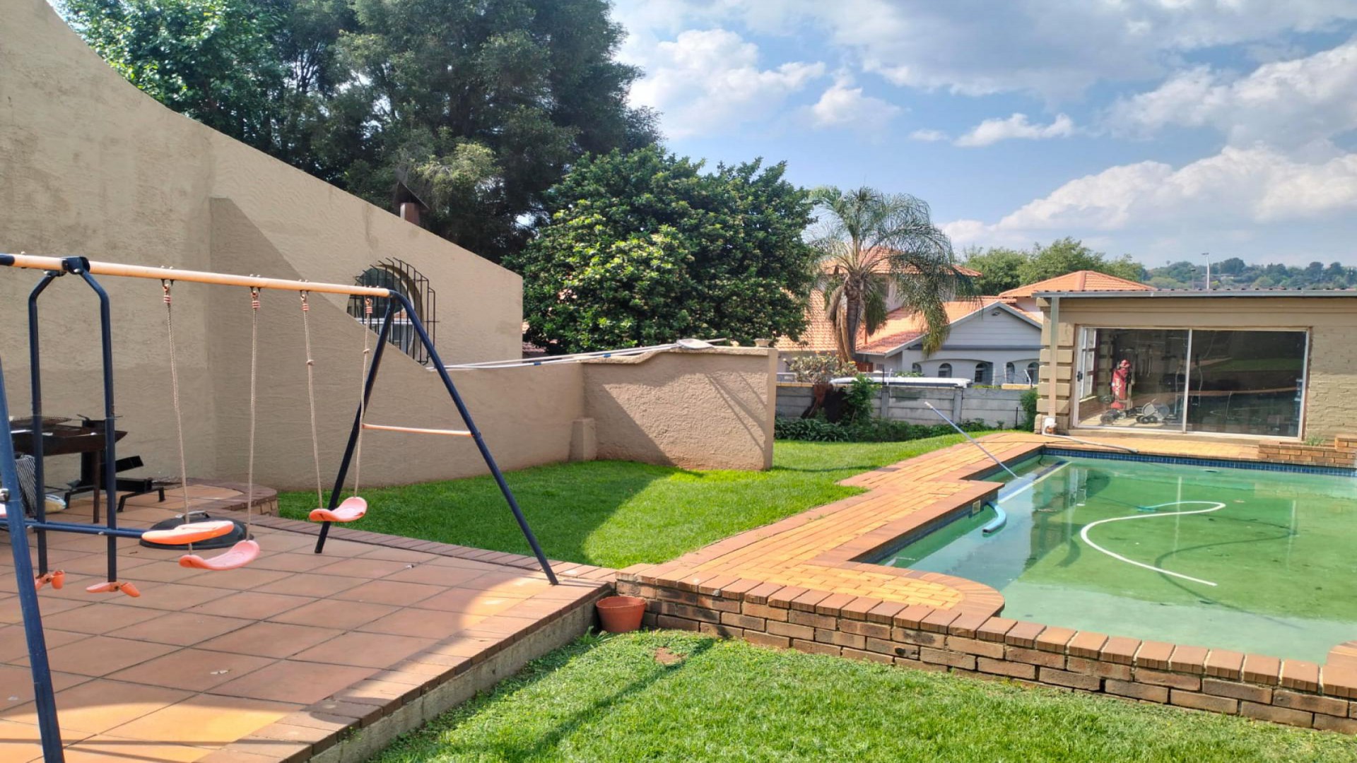 Backyard of property in Florida Hills