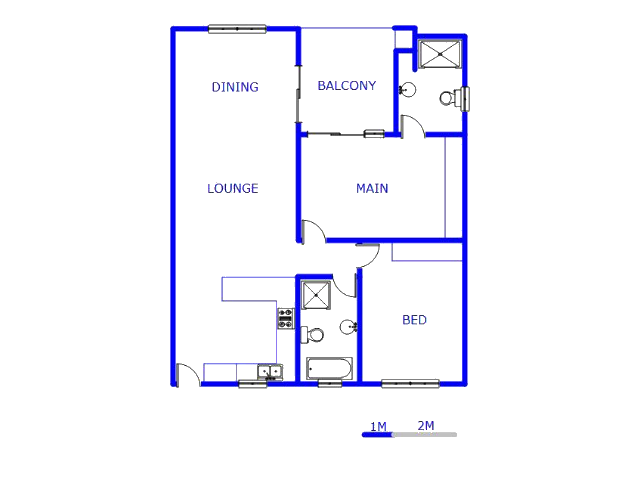 Floor plan of the property in Kengies