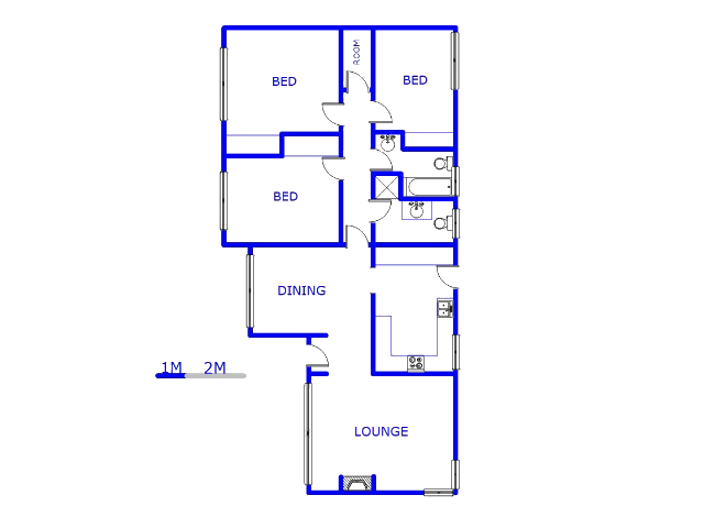 Ground Floor - 114m2 of property for sale in Witpoortjie