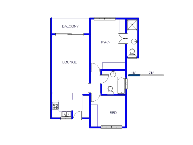 1st Floor - 69m2 of property for sale in Birchleigh
