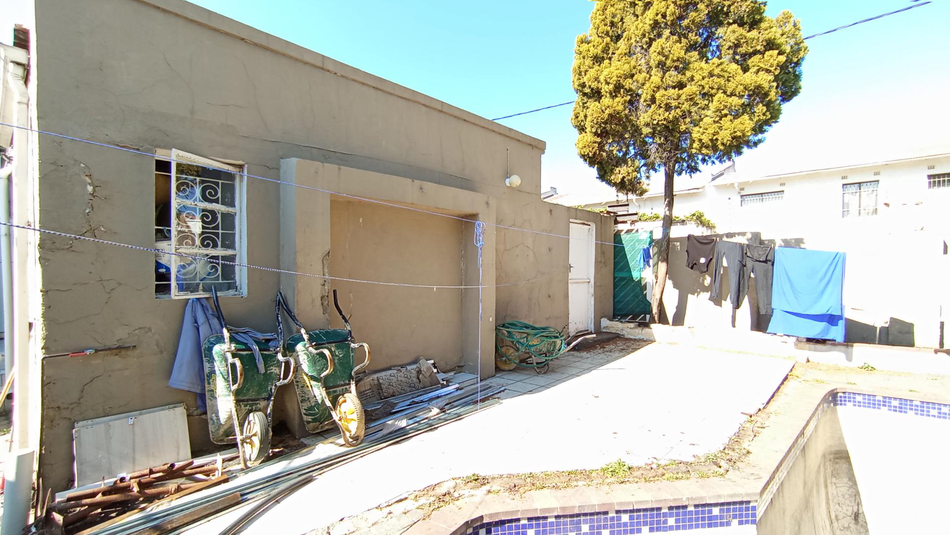 Backyard of property in Orange Grove