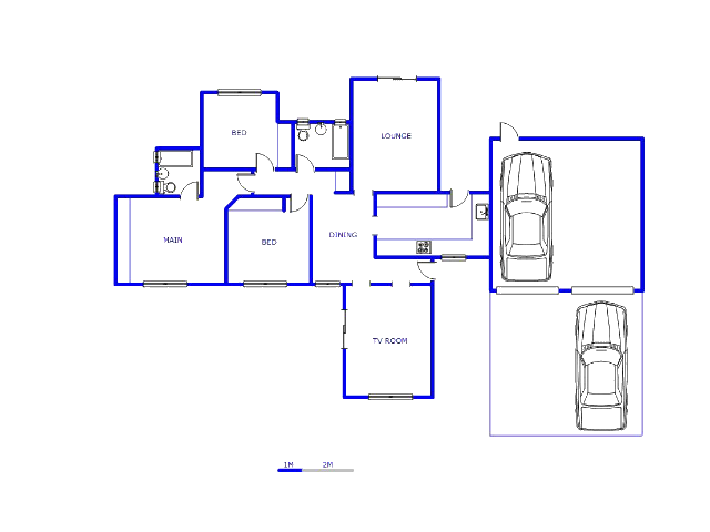 Floor plan of the property in Birchleigh North