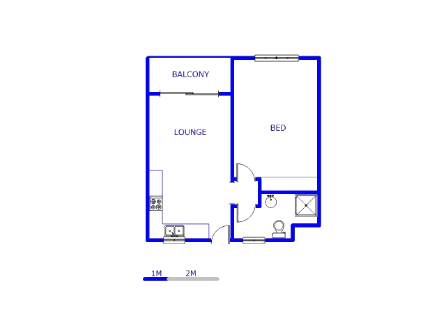 Floor plan of the property in Erand Gardens