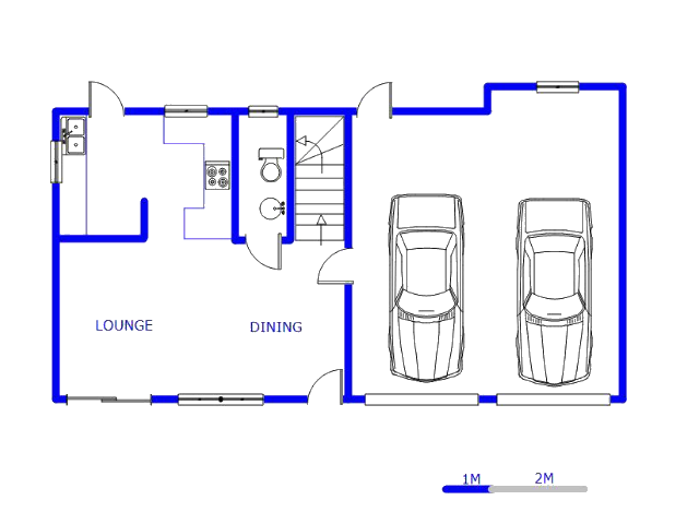 Floor plan of the property in Montana