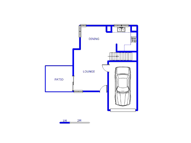 Floor plan of the property in North Riding A.H.