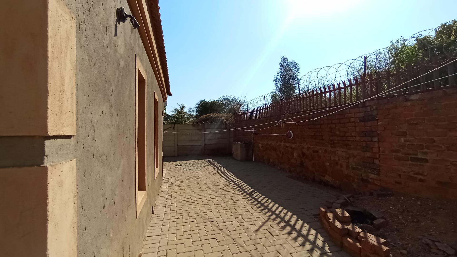 Backyard of property in Elandspoort