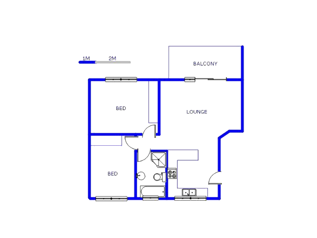 1st Floor - 78m2 of property for sale in Bardene