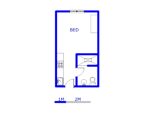 Floor plan of the property in Sandown