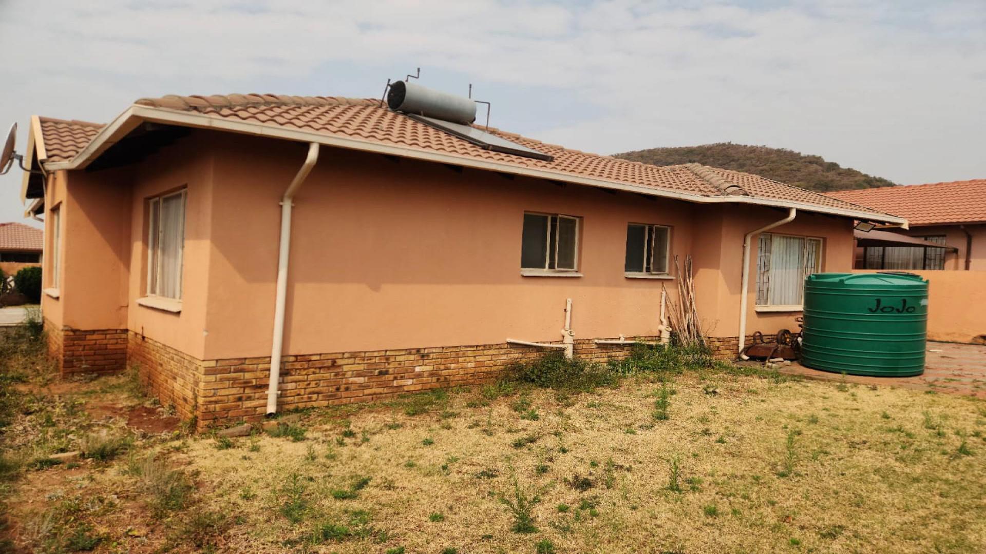 Backyard of property in Tlhabane West