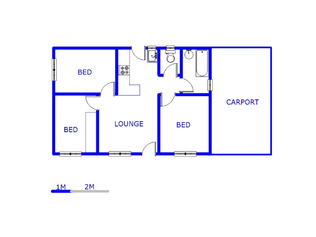 Ground Floor - 71m2 of property for sale in Witpoortjie