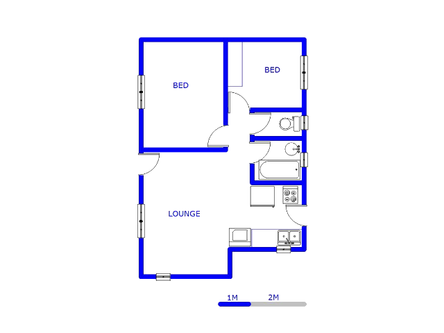 Floor plan of the property in Sky City
